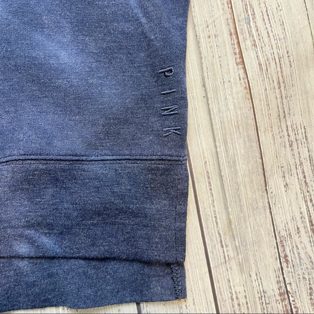 Pink Victoria’s Secret Oversized Blue Tie Dye Turtleneck Sweatshirt. Siz… - Picture 9 of 12